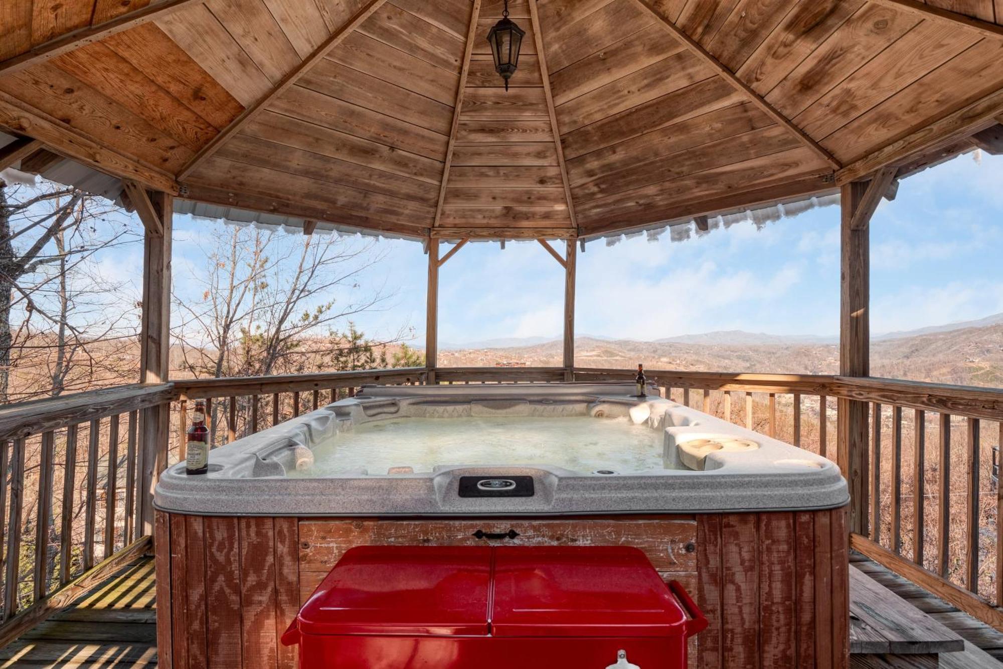Fontana By Avantstay Gorgeous Mountain Cabin W Views Hot Tub Game Room Gatlinburg Exterior foto